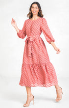 Load image into Gallery viewer, Mauve Textured Dress- Missy Sizes
